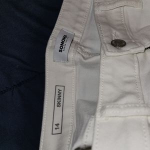 Sonoma white skinny jeans